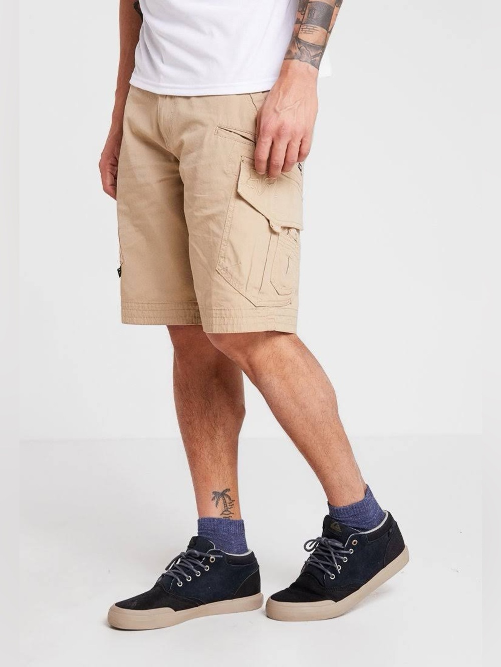 Fox Men’s Slambozo Cargo Shorts | 31 | Dark Khaki - Picture 4 of 9